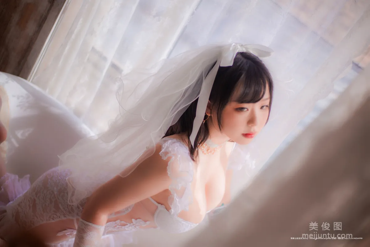 [Cosplay] Pipi Naike Keai Lela, Hazy Wedding Dress Photo Set photo 13
