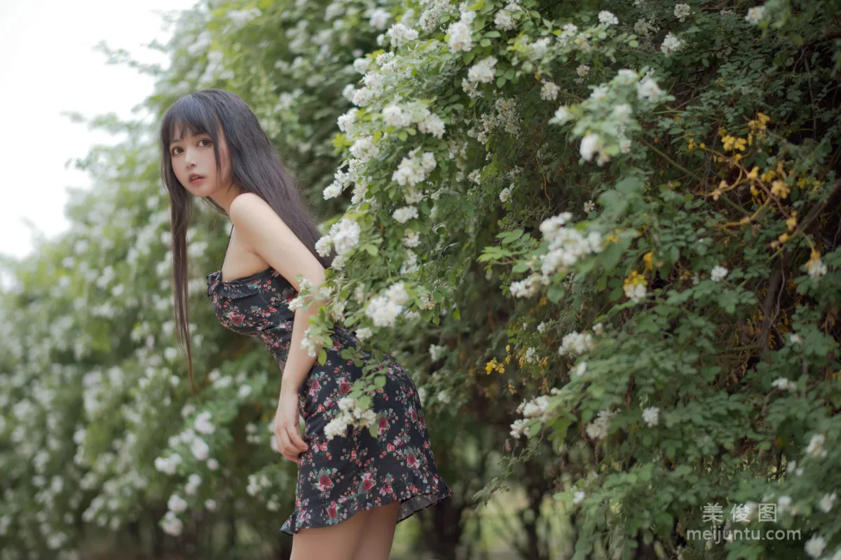 Big-Eyed Cute Girl Heimaomao OvO, Rose 1 Photo Set photo 20
