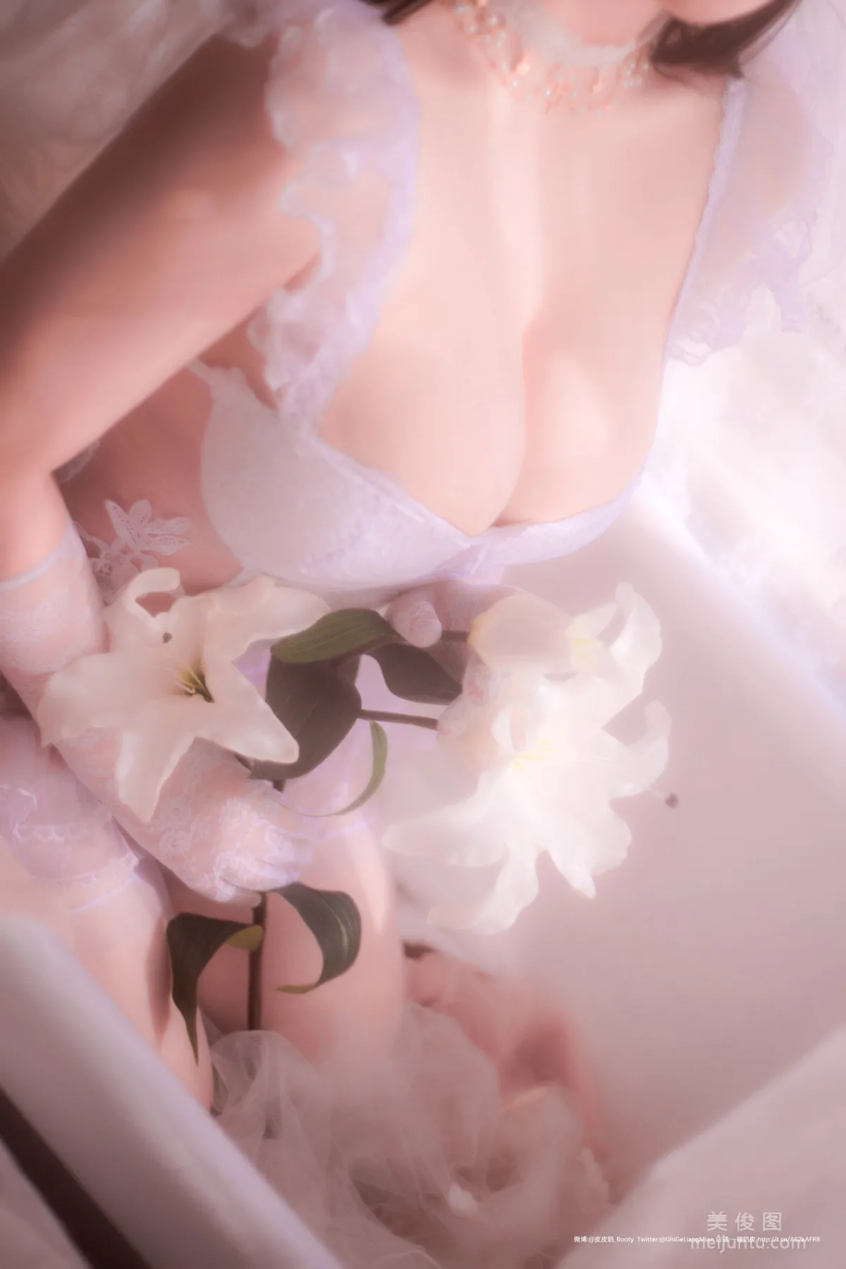 [Cosplay] Pipi Naike Keai Lela, Hazy Wedding Dress Photo Set photo 11