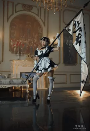 微博萌妹藍小沂KiKi 《黑貞德女仆》 寫真集