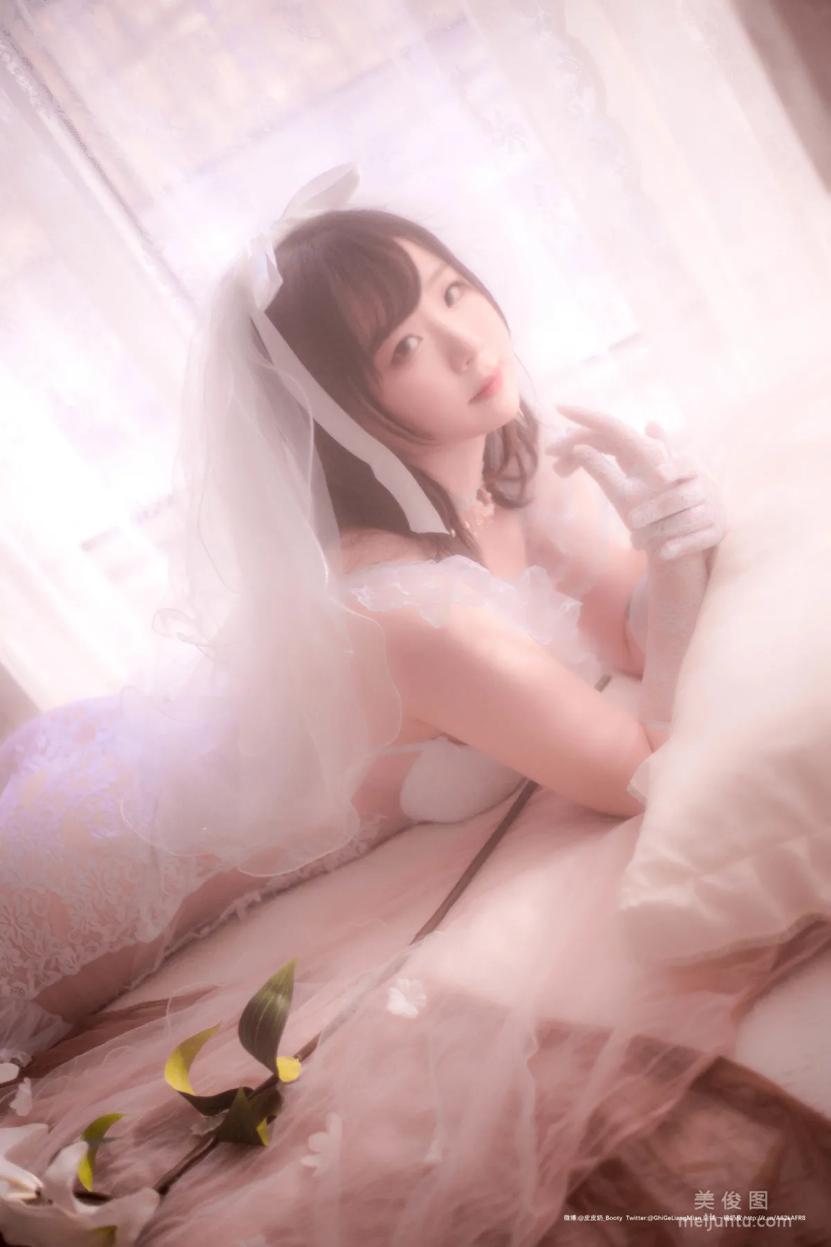 [Cosplay] Pipi Naike Keai Lela, Hazy Wedding Dress Photo Set photo 24