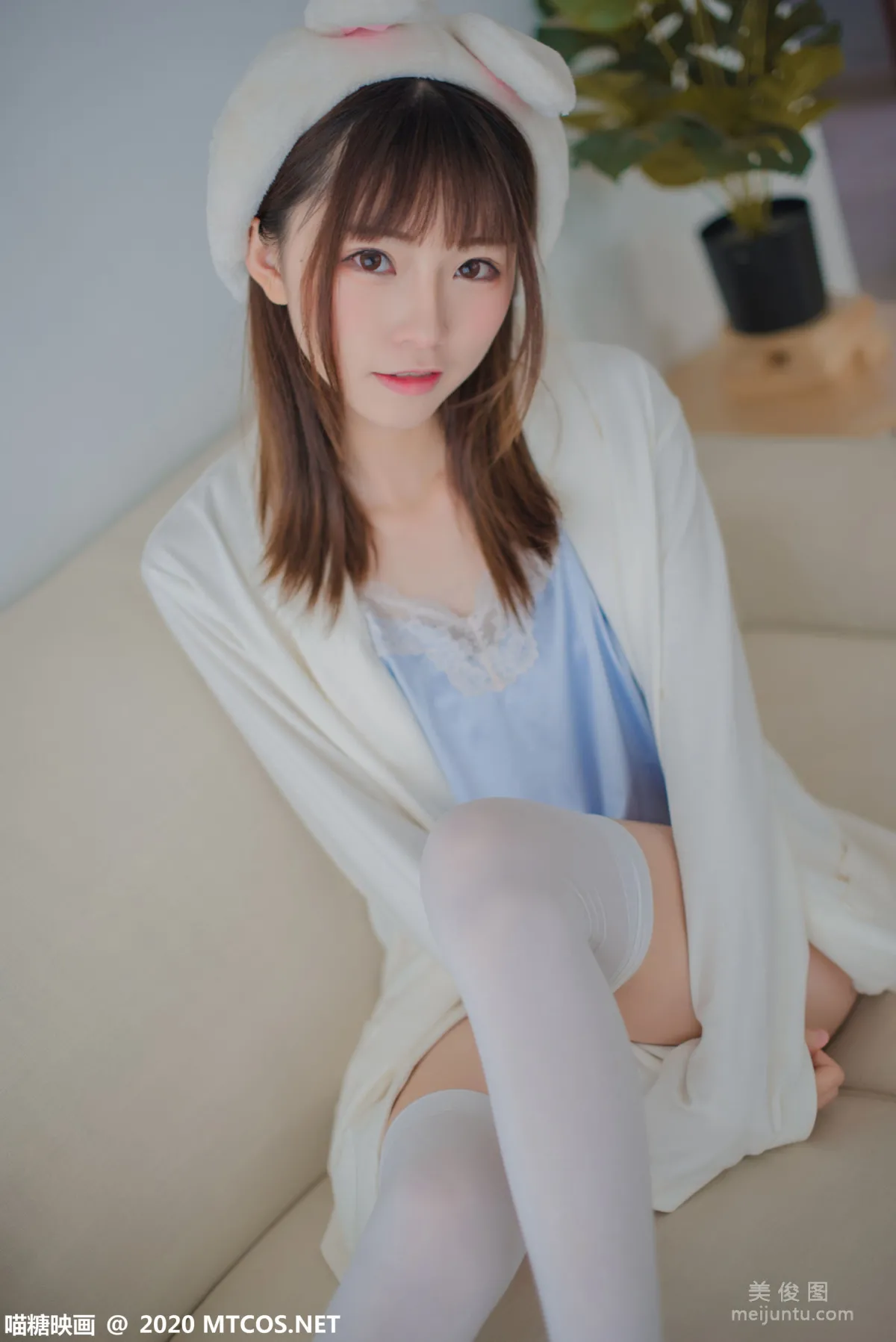 [喵糖映畫] VOL.251 《純純的兔耳女友》 寫真集 34