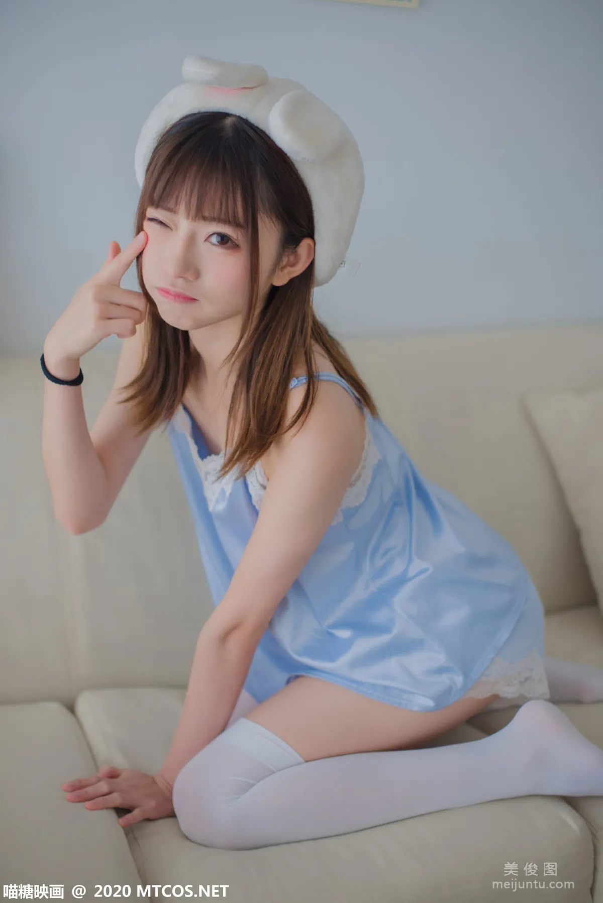 [喵糖映畫] VOL.251 《純純的兔耳女友》 寫真集 44