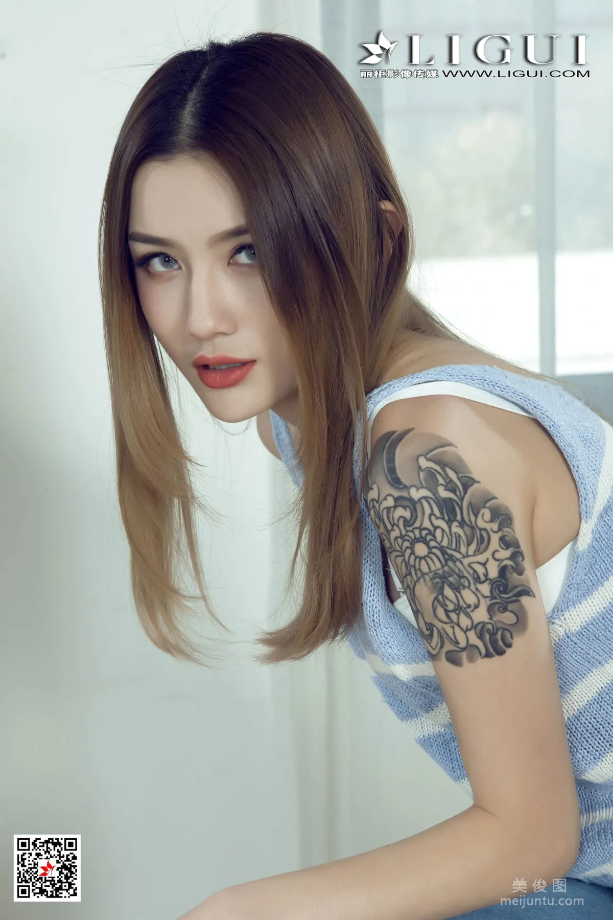 [丽柜Ligui] 网络丽人 Model 甜甜 《长腿牛仔女郎》 写真集11
