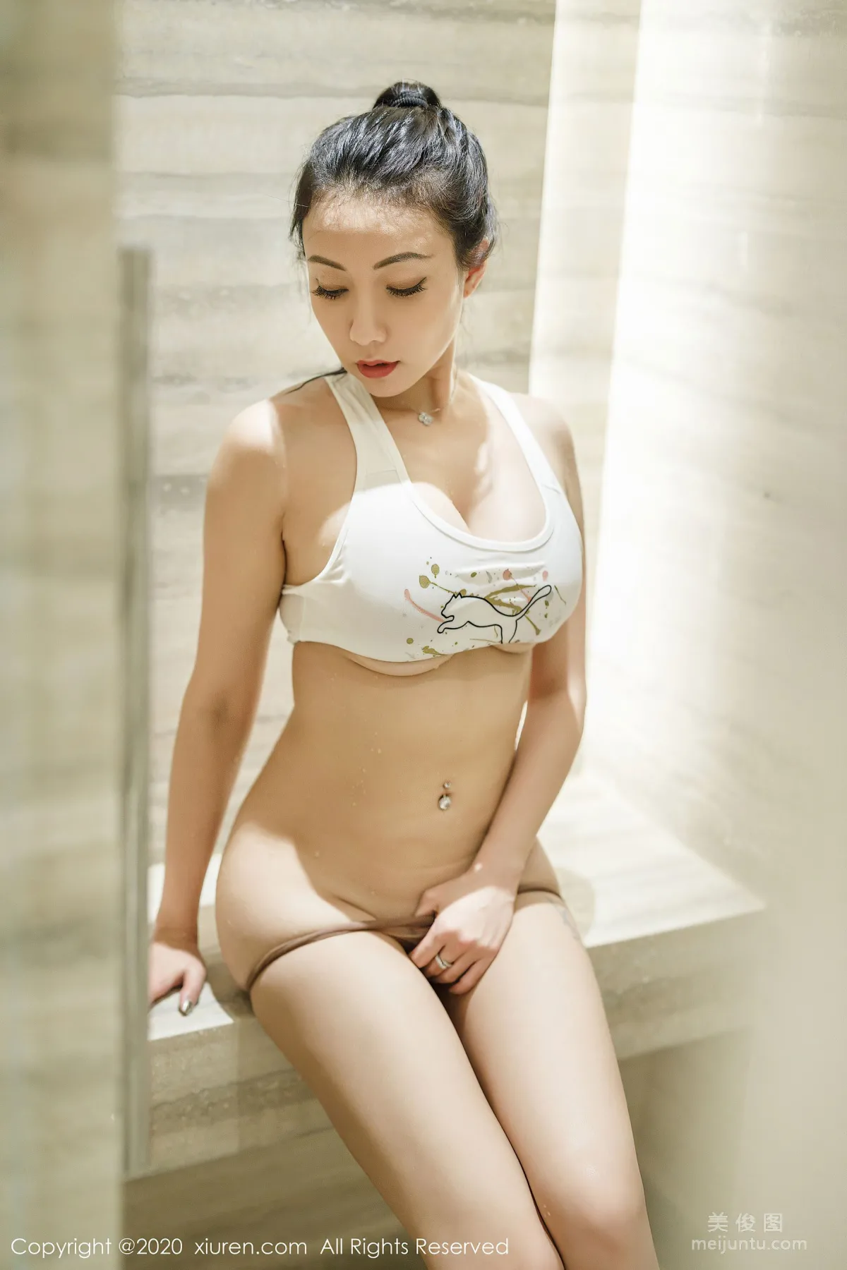 [秀人XIUREN] No.2332 果兒Victoria - 時尚運動内衣與極緻絲襪 37