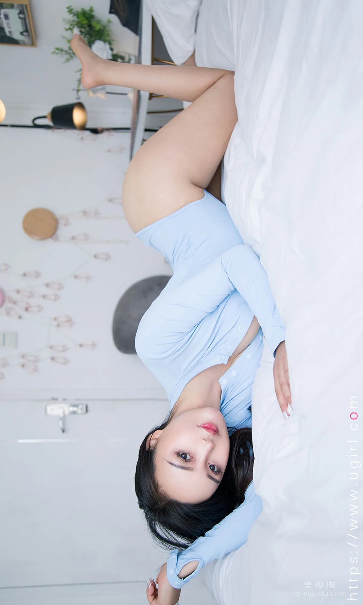 [Ugirls] No.1917 Yang Xiaomin, Light Blue You photo 7