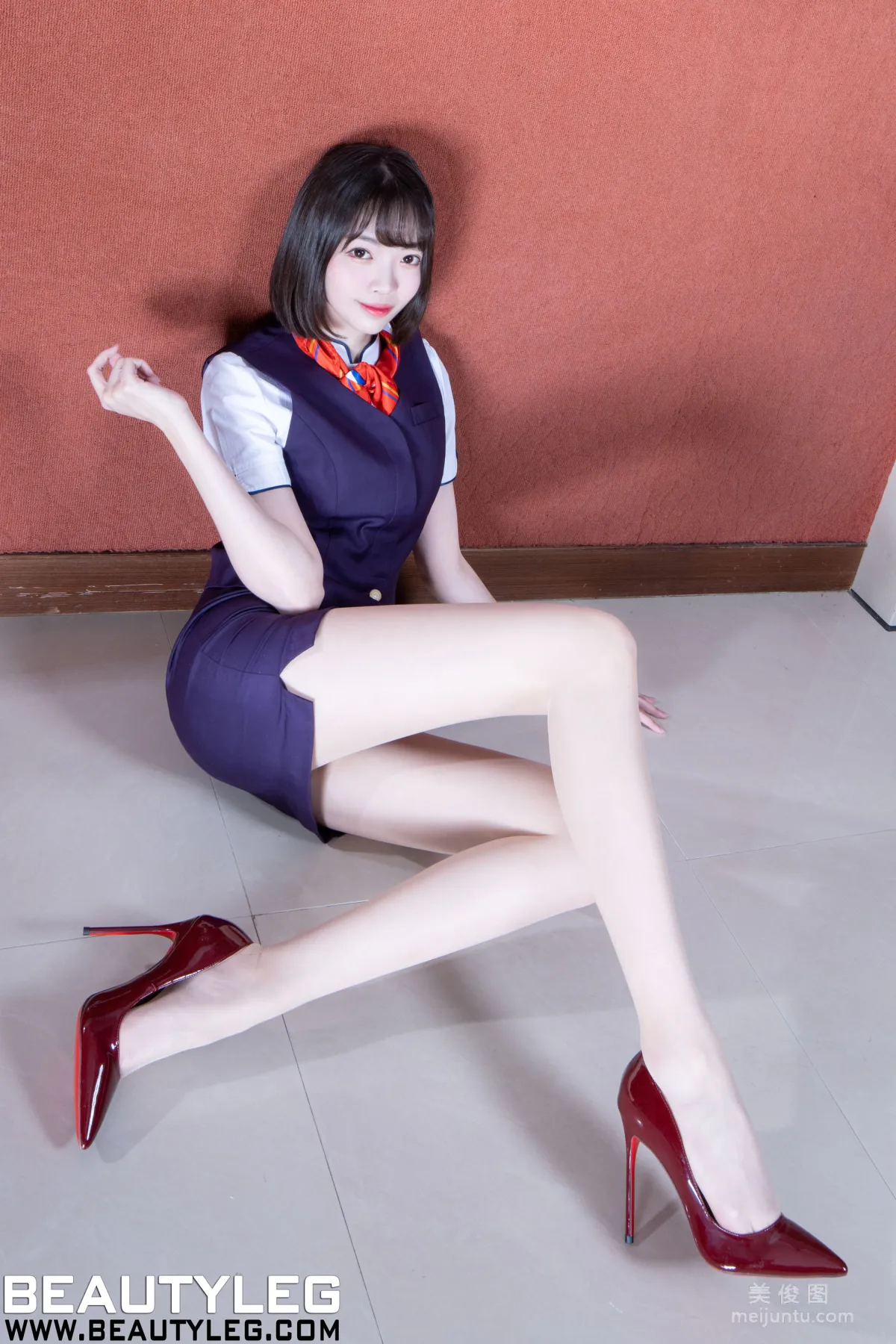 [Beautyleg] No.1976 Joanna Flesh Stockings Uniform Photo Set photo 20