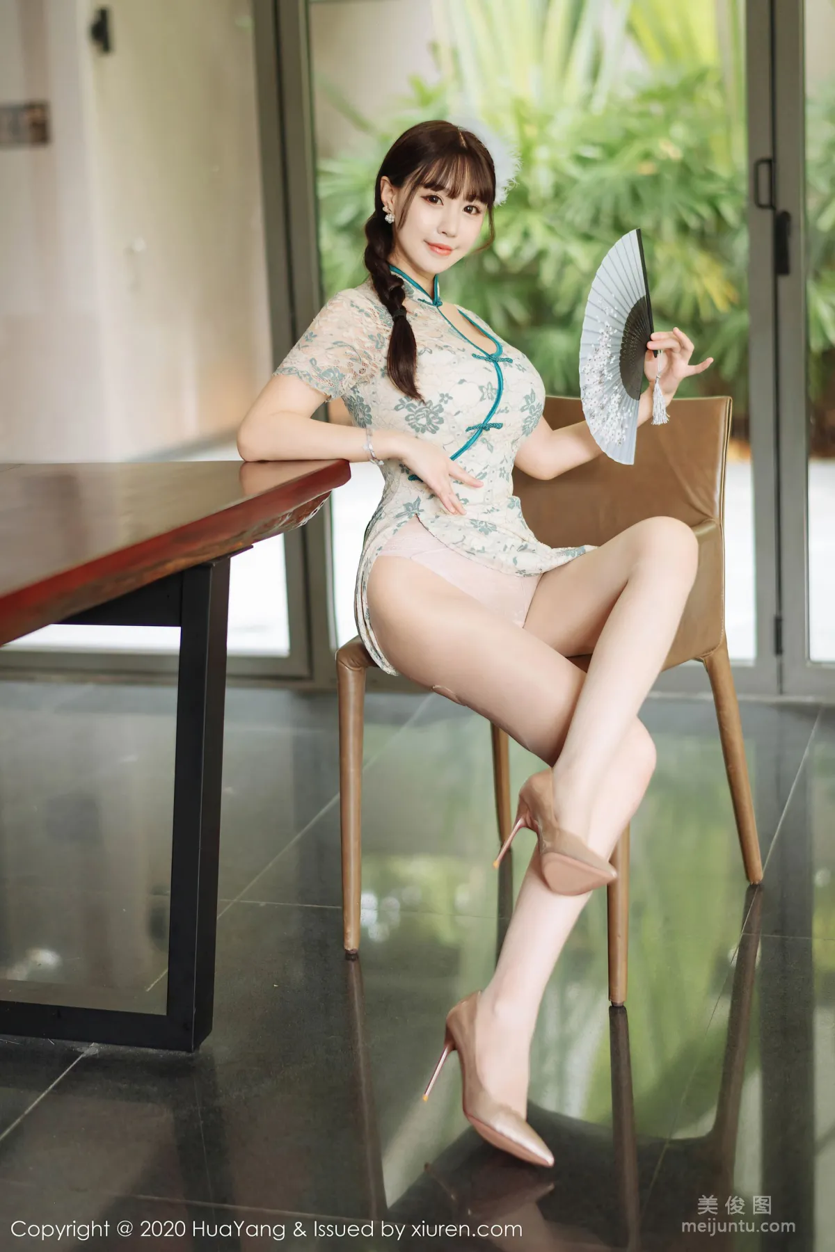 [HuaYang] Vol.256 Barbie Ke'er Flower, Elegant Qipao Charm photo 52