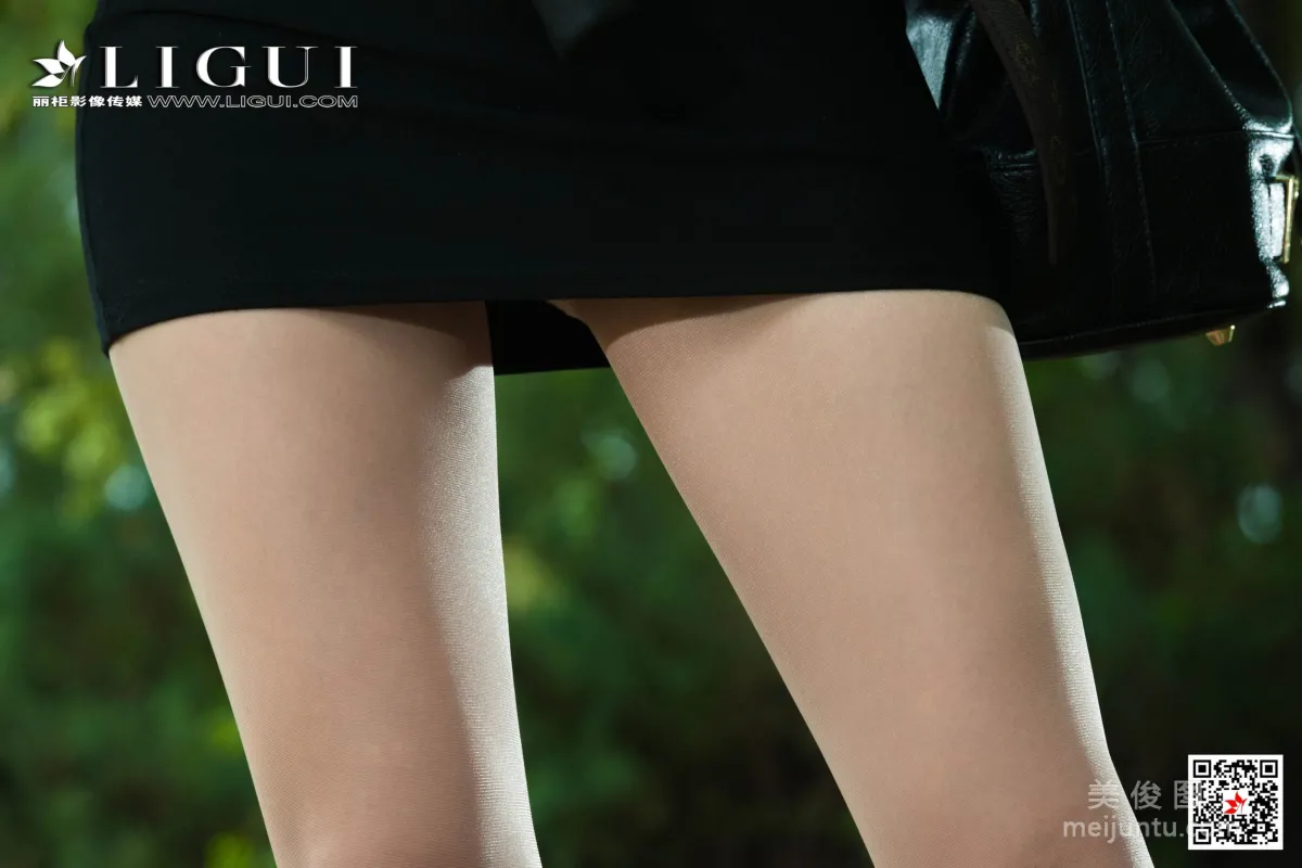 [丽柜Ligui] 凉儿 《黑衣丝袜女郎》 写真集42