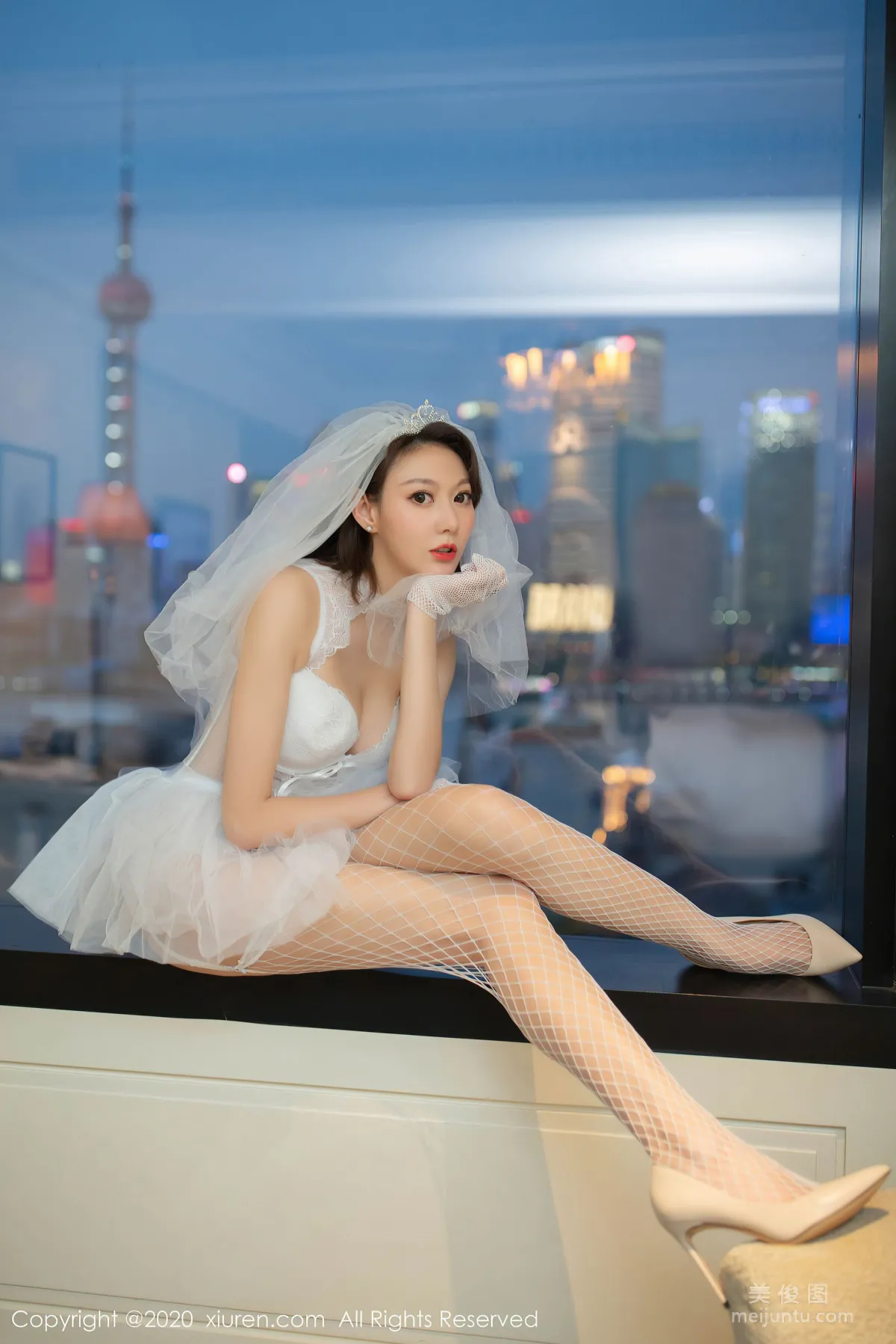 [XiuRen] No.2328 Fu Yixuan - Beautiful and Graceful Wedding Dress Series photo 2