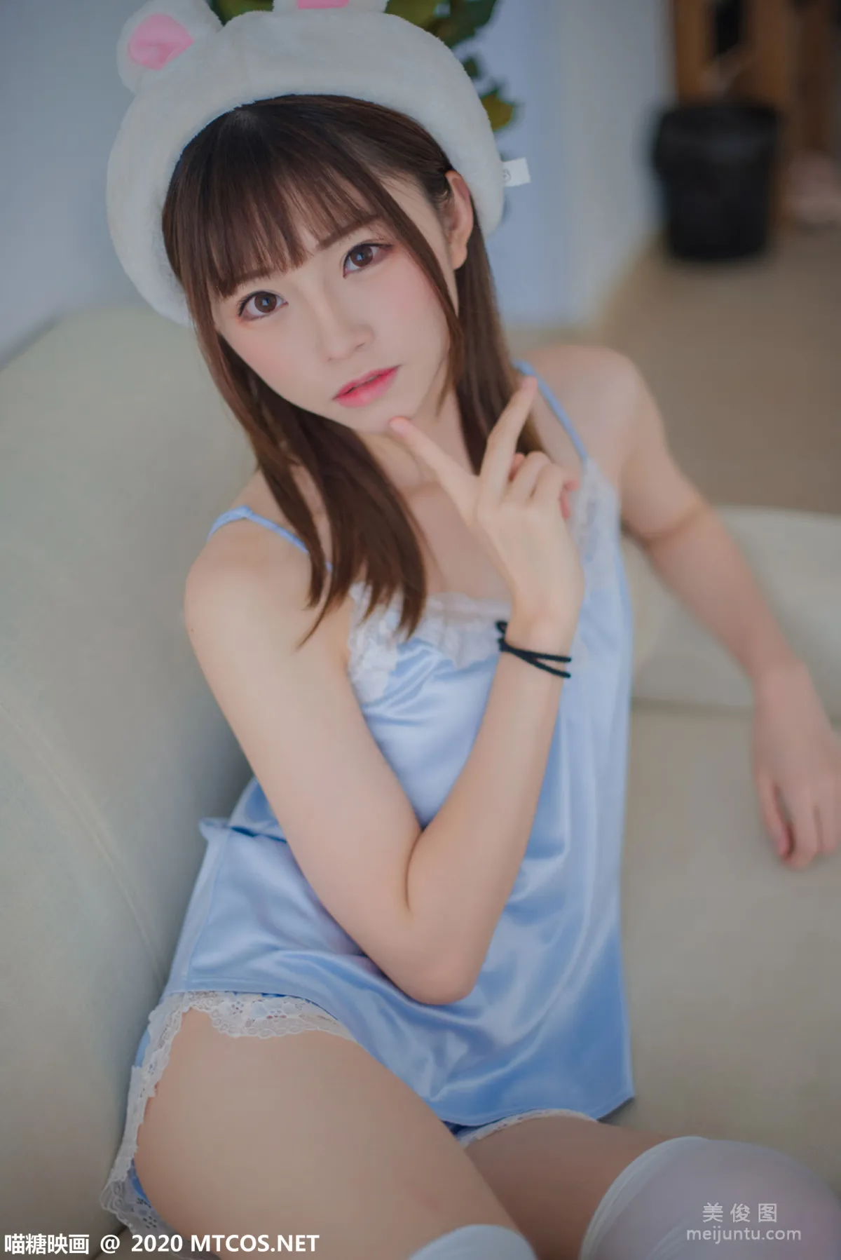 [喵糖映畫] VOL.251 《純純的兔耳女友》 寫真集 45