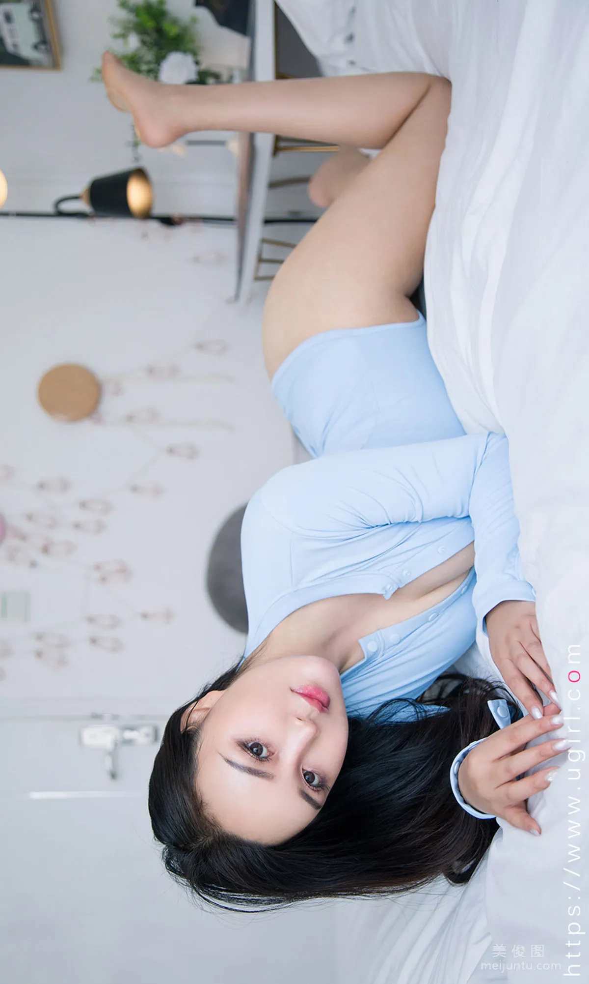 [Ugirls] No.1917 Yang Xiaomin, Light Blue You photo 8