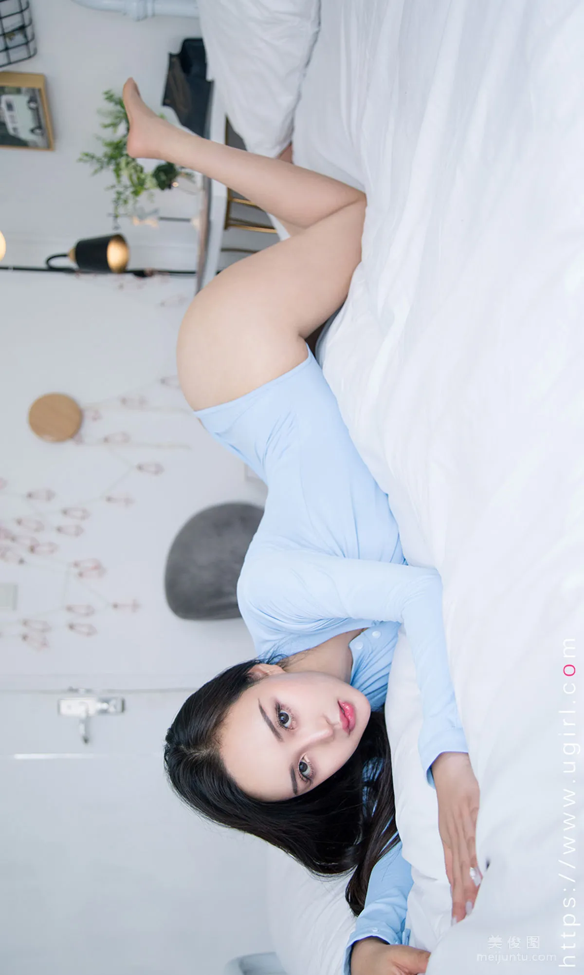 [Ugirls] No.1917 Yang Xiaomin, Light Blue You photo 18