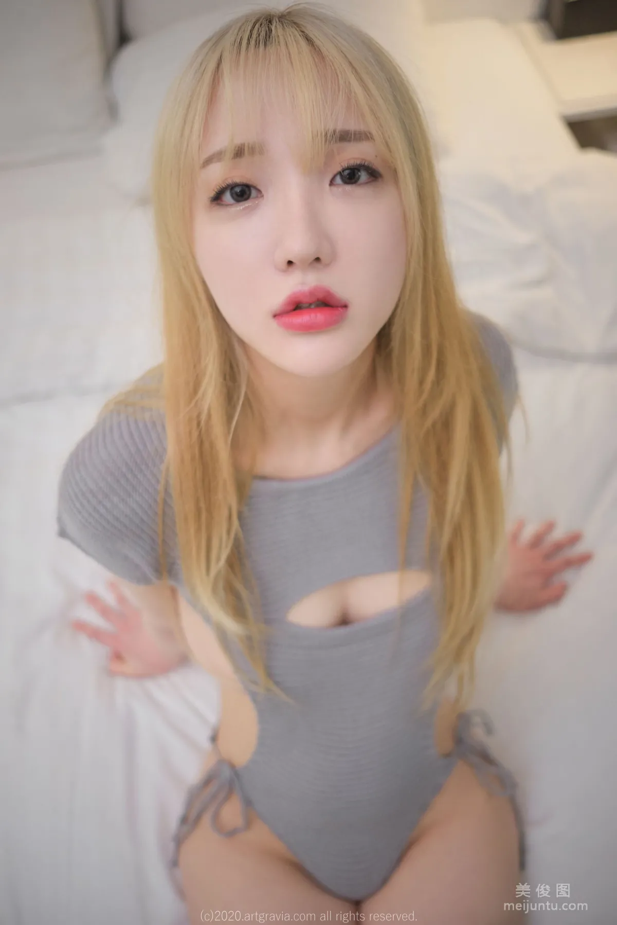 [ARTGRAVIA] VOL.168 Sexy Korean Girl Sun Lele, Sexy Sweater + Bathroom Wet Body photo 55