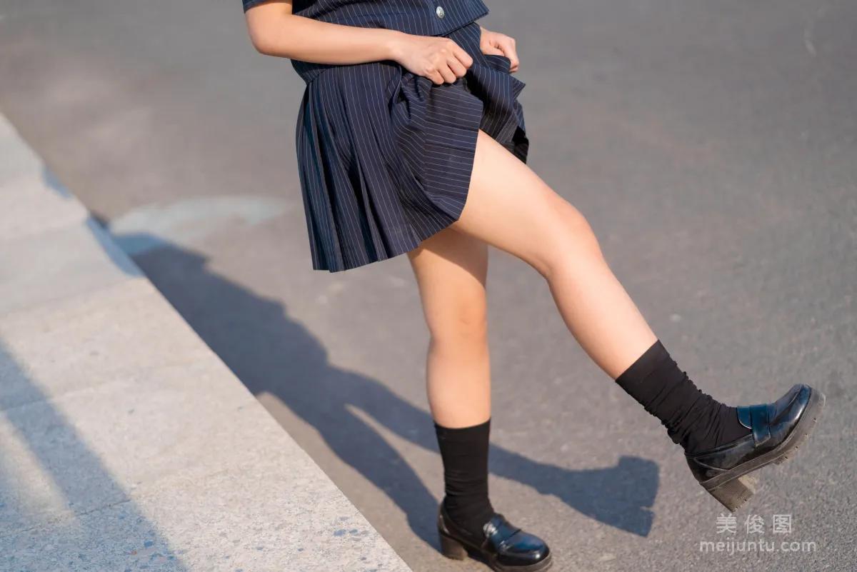 [喵糖映画] JKL.024 深蓝JK制服 写真集40