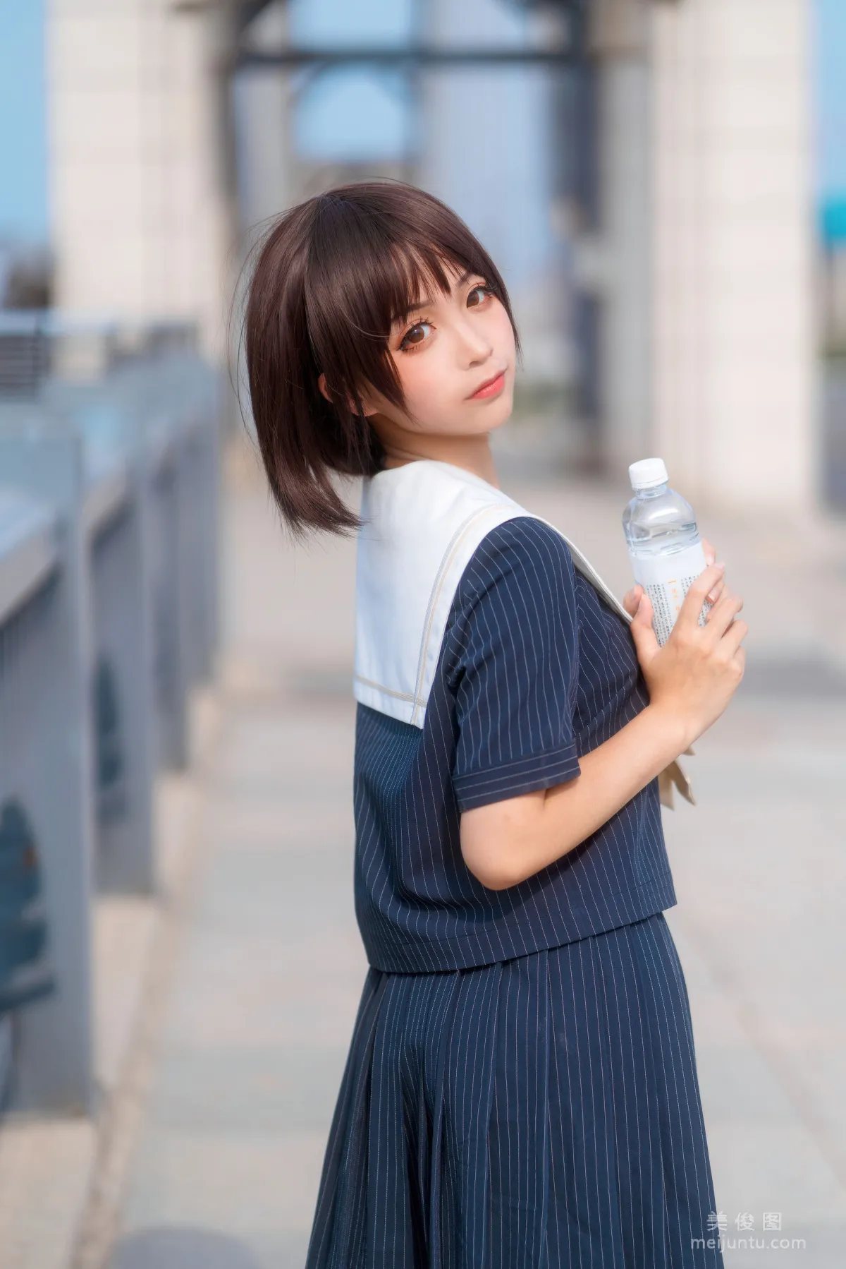 [喵糖映画] JKL.024 深蓝JK制服 写真集10