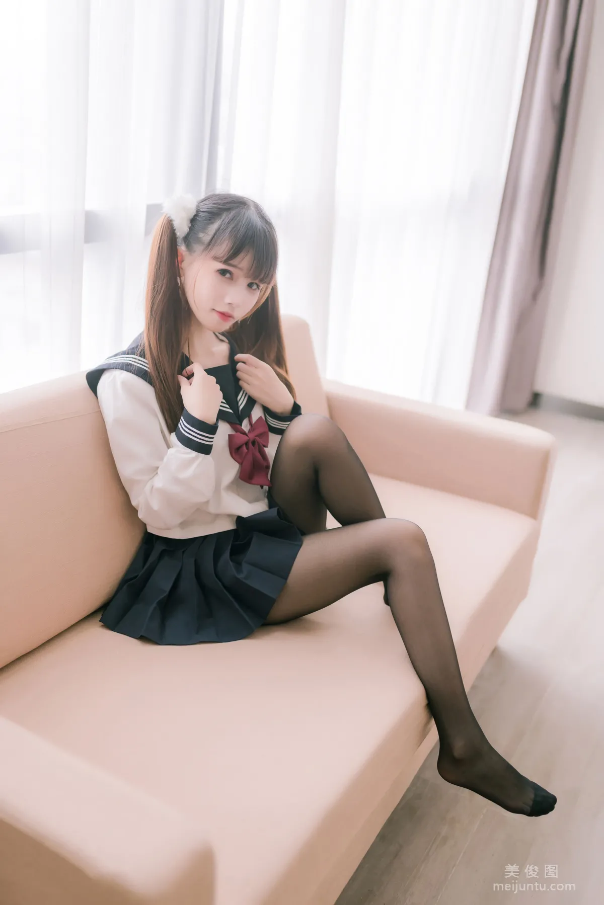 [喵糖映画] JKL.023 双马尾JK制服 写真集24