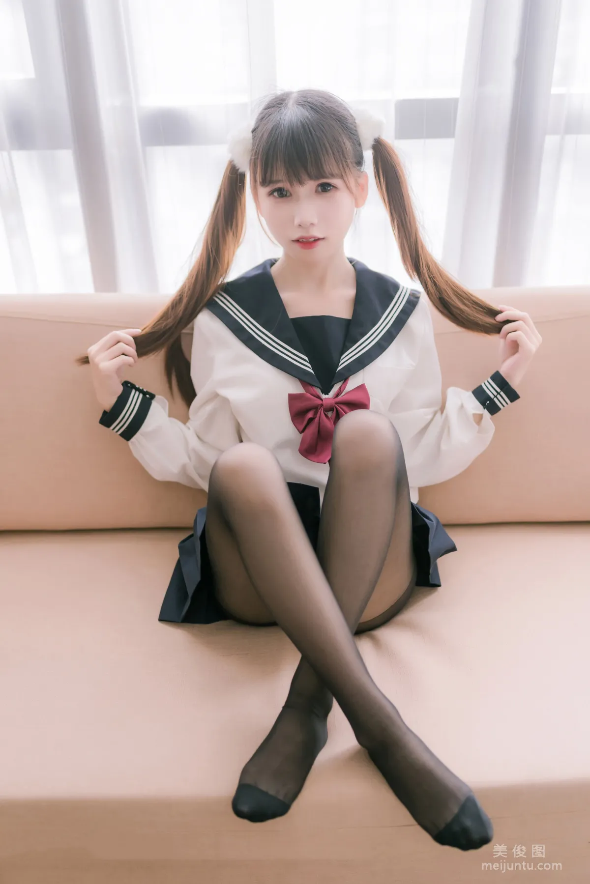 [喵糖映畫] JKL.023 雙馬尾JK制服 寫真集 21