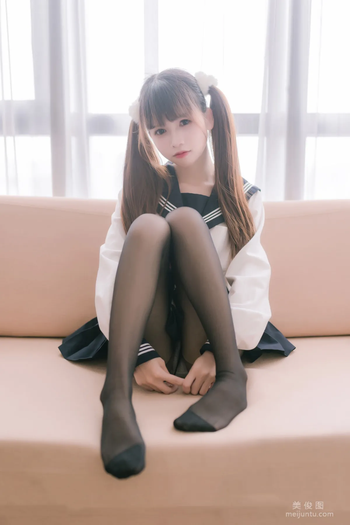 [喵糖映画] JKL.023 双马尾JK制服 写真集6