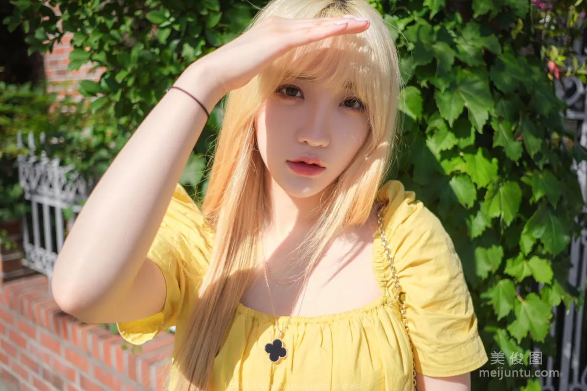 [ARTGRAVIA] VOL.173 Sun Lele, Yellow Dress + Bed Shoot SM Training photo 5