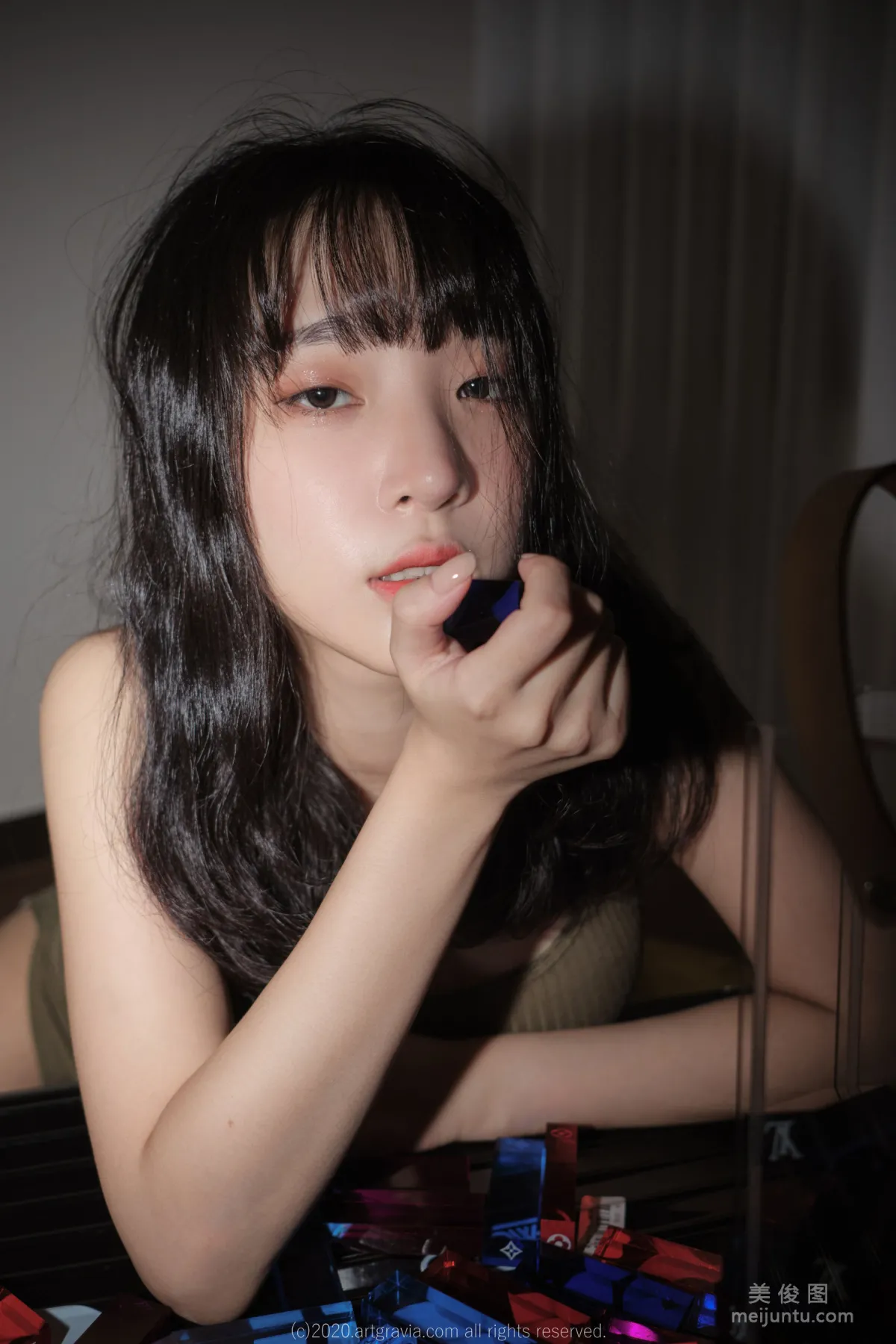 [ARTGRAVIA] VOL.190 姜仁卿 - 巨乳吊带裙少女3