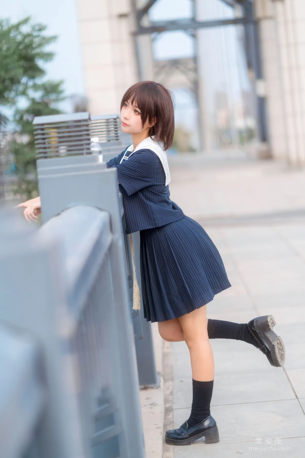 [喵糖映画] JKL.024 深蓝JK制服 写真集8
