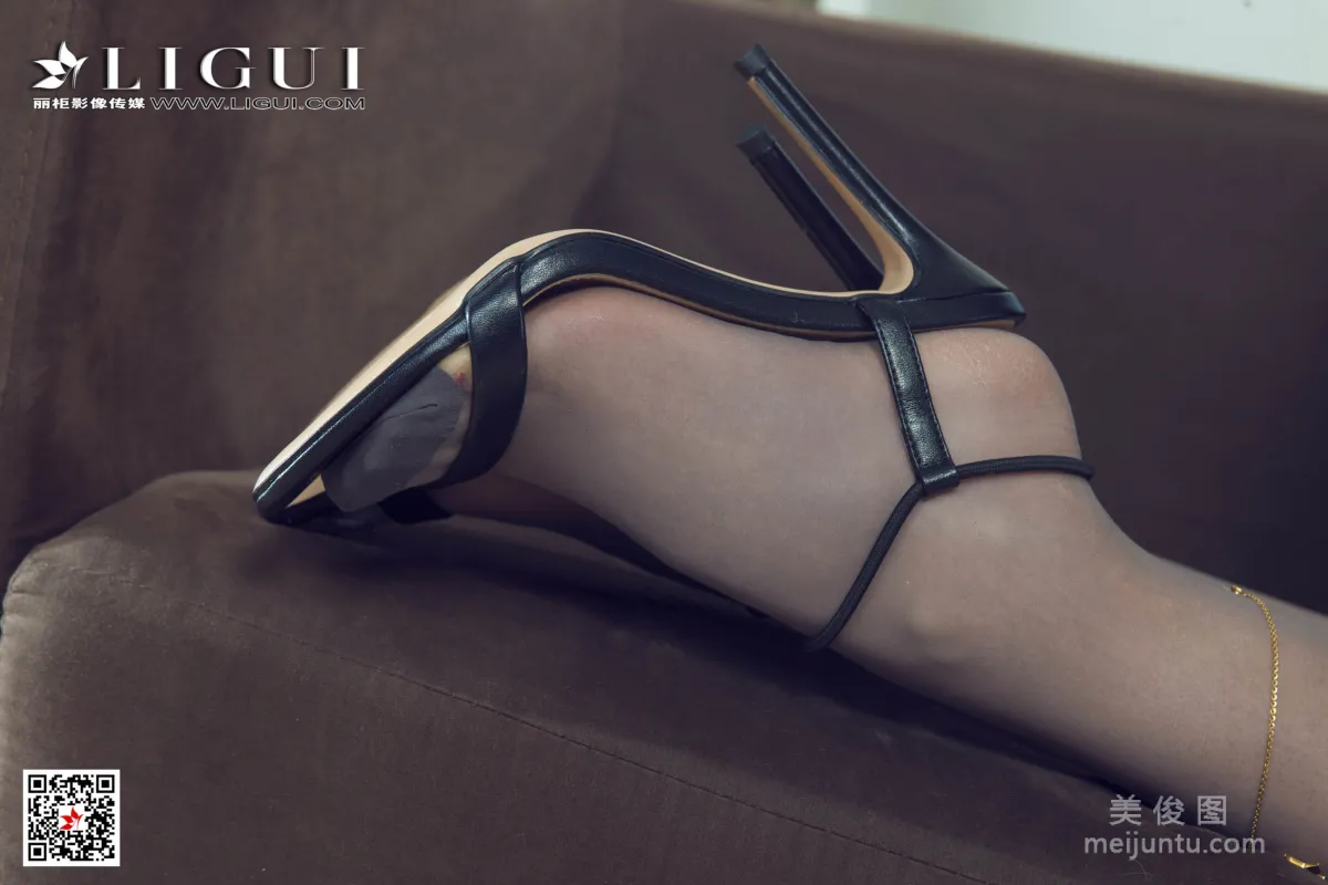 [Ligui] Model Zi Qing - Premium Gray Stockings Stewardess Legs photo 29