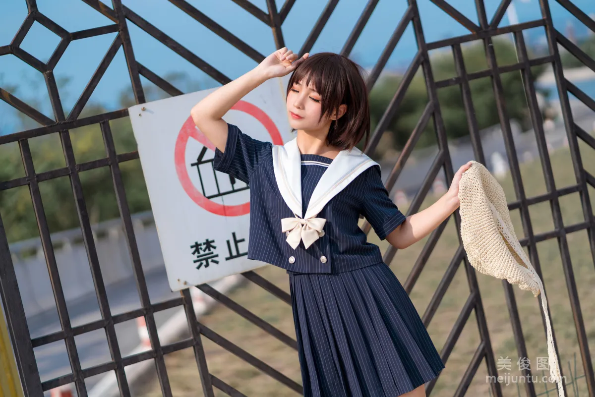 [喵糖映畫] JKL.024 深藍JK制服 寫真集 4