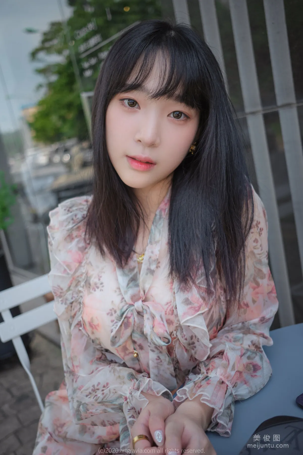 [ARTGRAVIA] VOL.180 Jiang Renqing, Temptation of the Girl in a Floral Dress photo 4