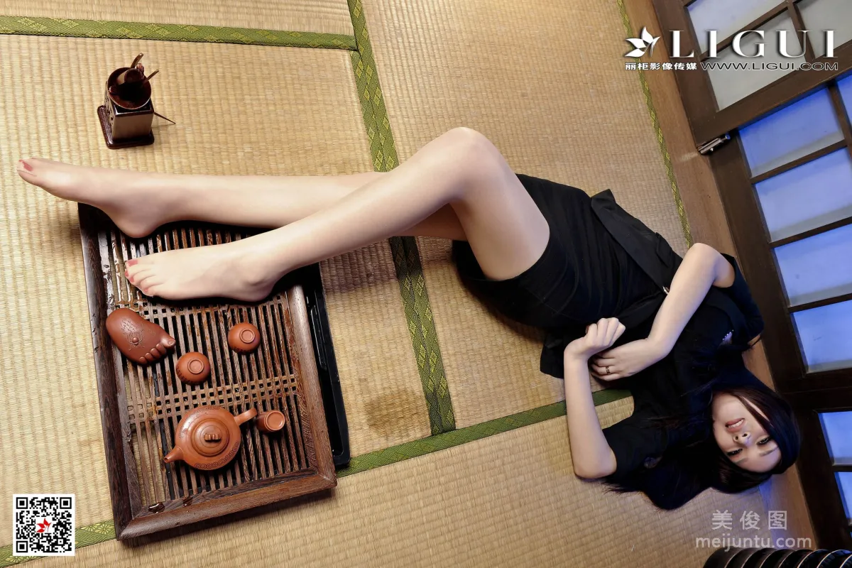 [丽柜Ligui] 网络丽人 Model 允儿 - 茶艺丝足女郎77