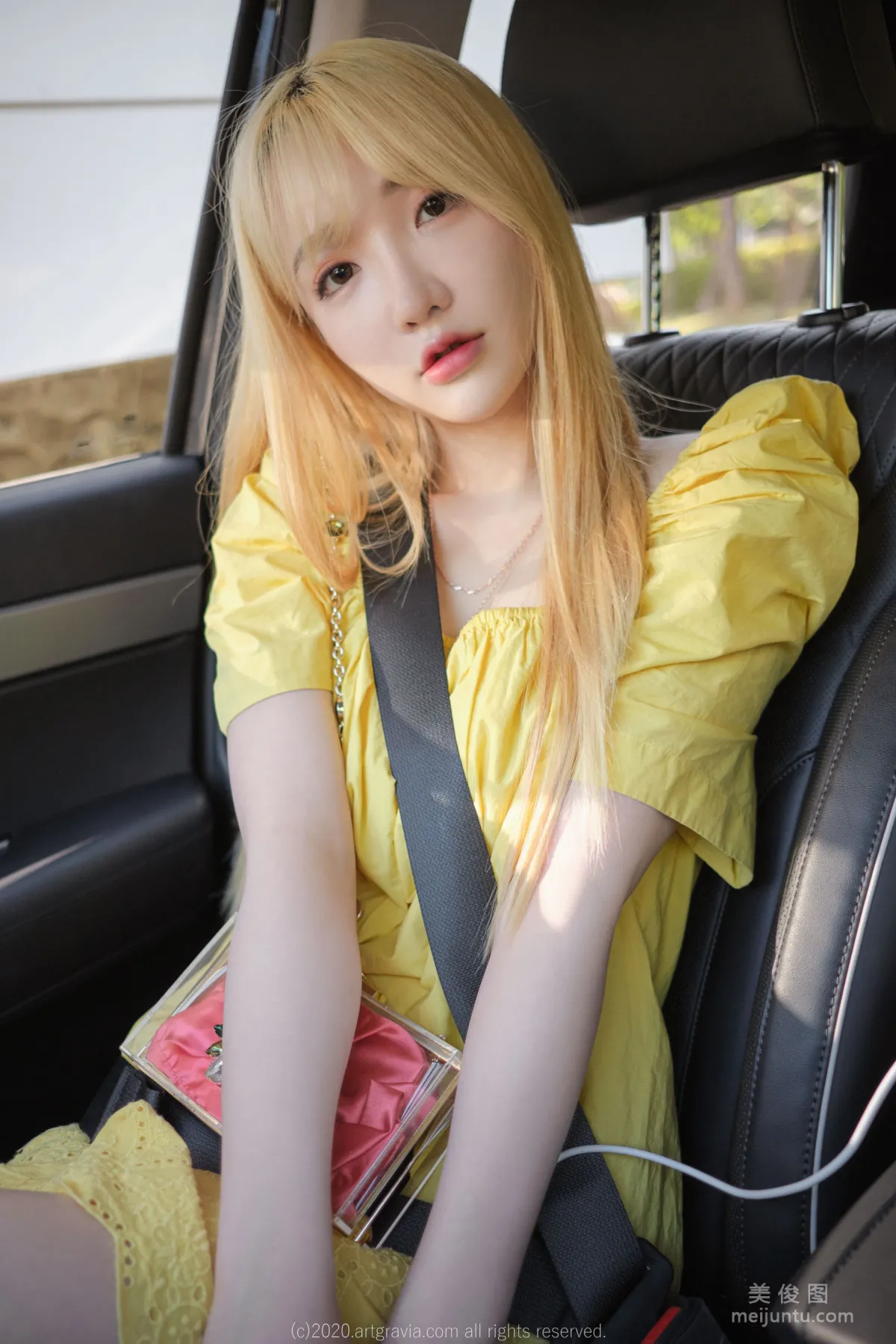 [ARTGRAVIA] VOL.173 Sun Lele, Yellow Dress + Bed Shoot SM Training photo 31