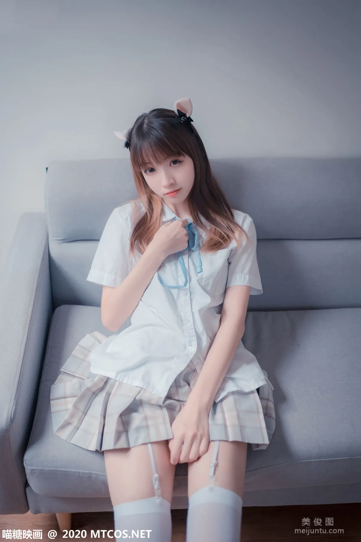 [喵糖映畫] JKL.019 貓耳JK制服 寫真集 3