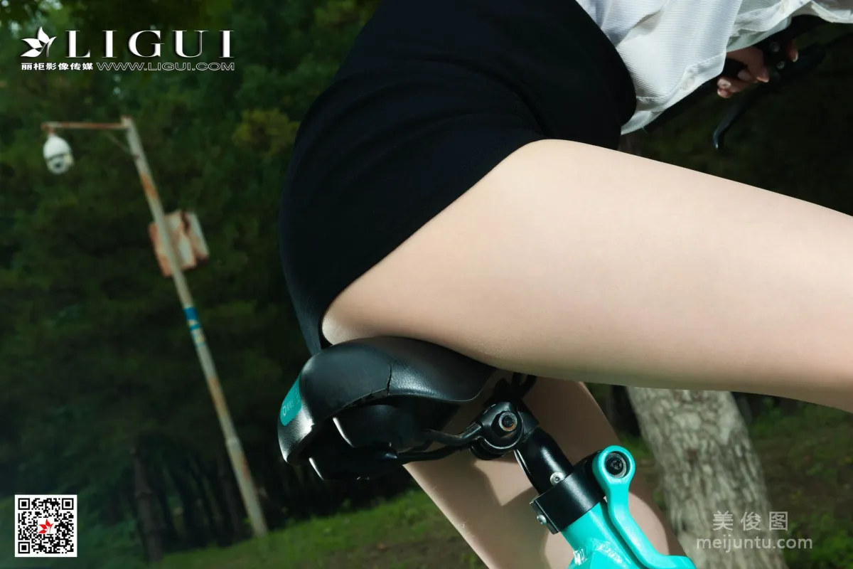 [丽柜Ligui] 网络丽人 天天 - 肉丝单车女郎63