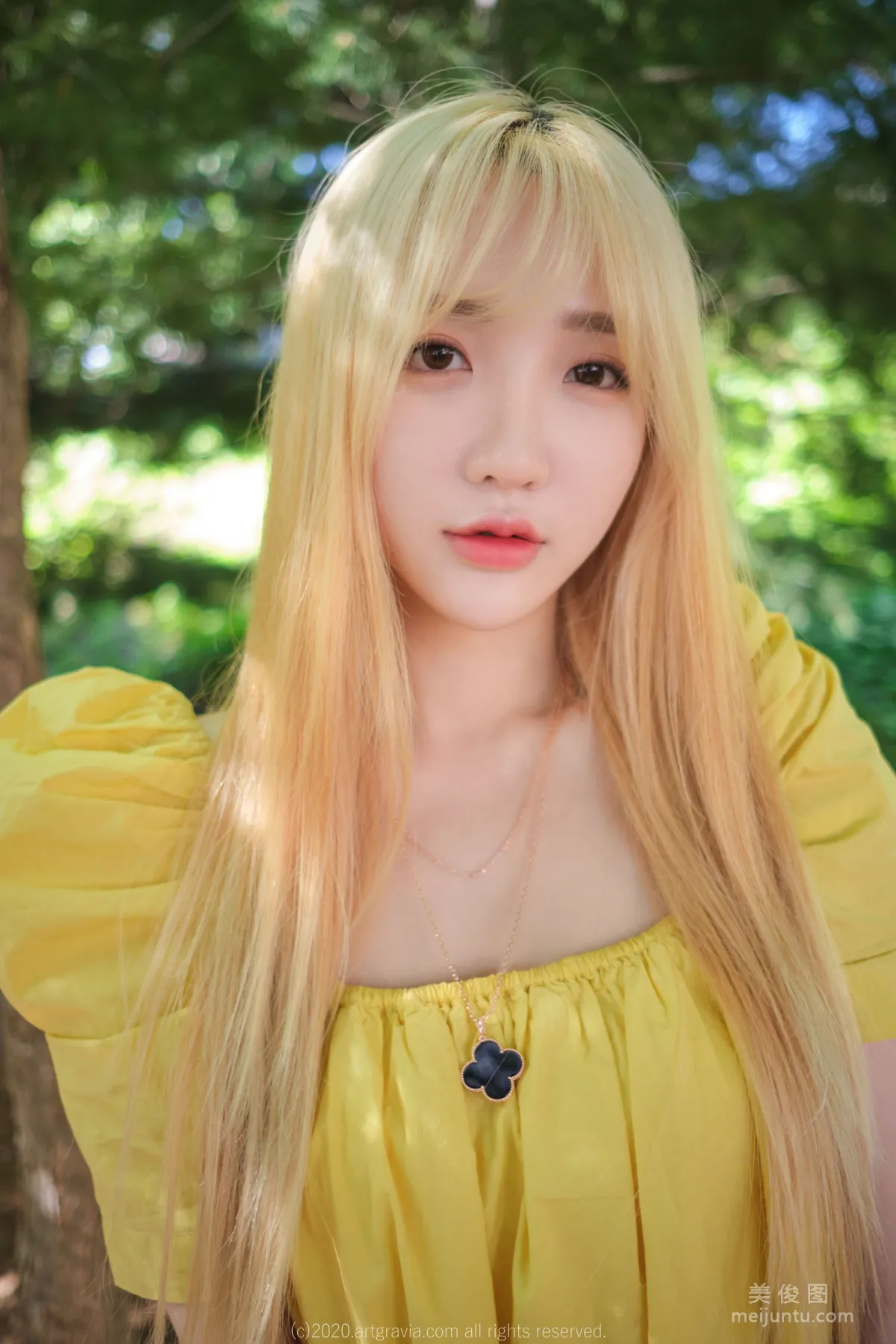 [ARTGRAVIA] VOL.173 Sun Lele, Yellow Dress + Bed Shoot SM Training photo 11