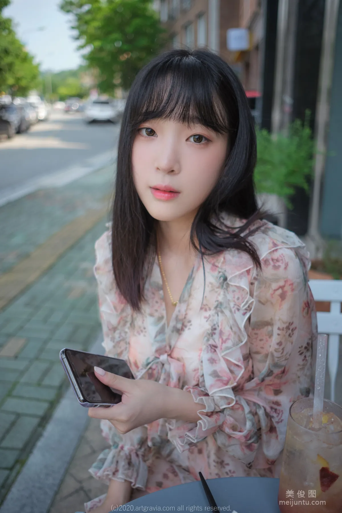 [ARTGRAVIA] VOL.180 Jiang Renqing, Temptation of the Girl in a Floral Dress photo 5