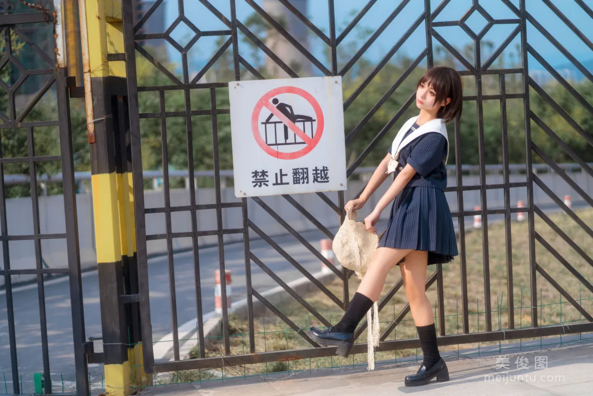 [喵糖映畫] JKL.024 深藍JK制服 寫真集 5