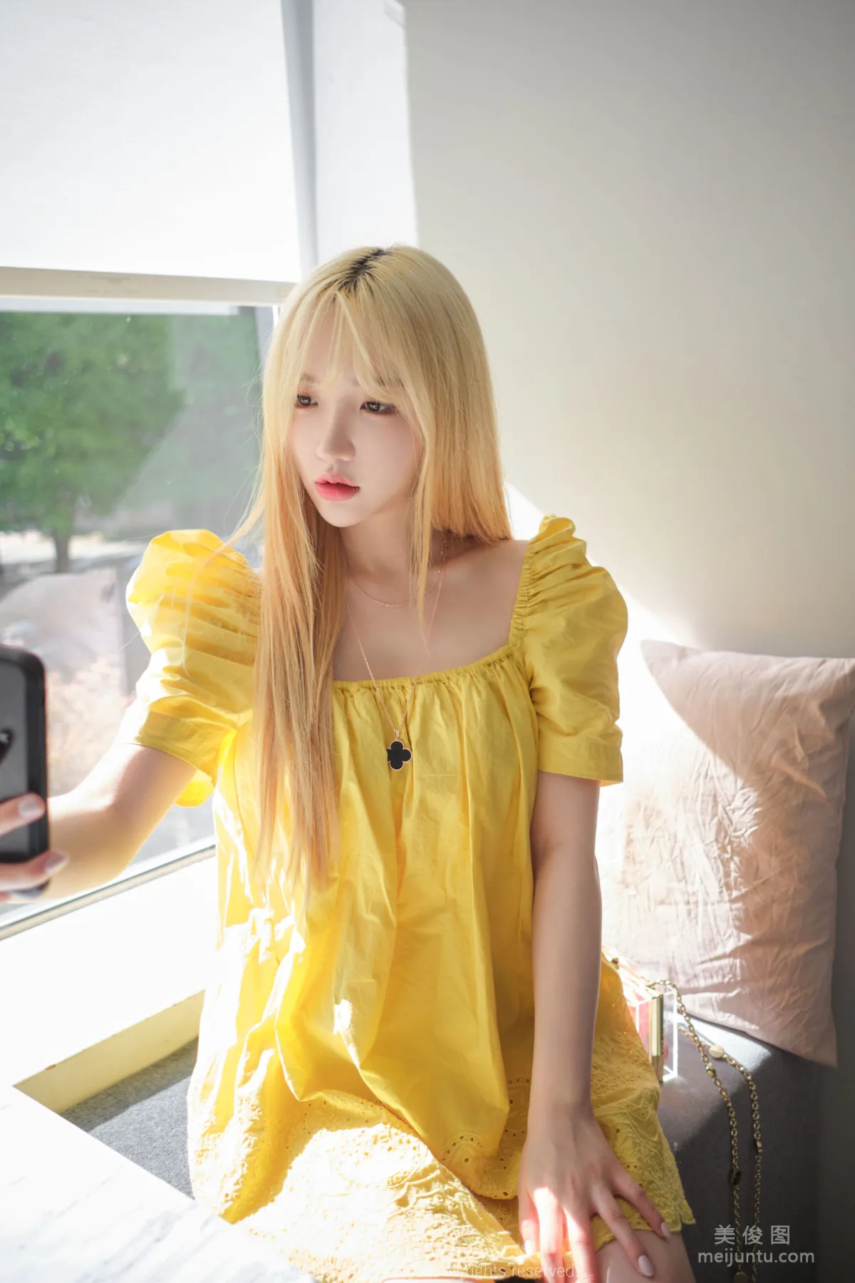[ARTGRAVIA] VOL.173 Sun Lele, Yellow Dress + Bed Shoot SM Training photo 14