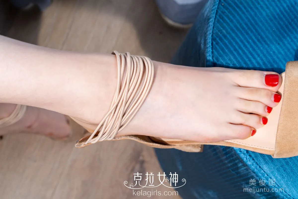 [克拉女神Kelagirls] 芊芊 - 扣帶露紅趾 16
