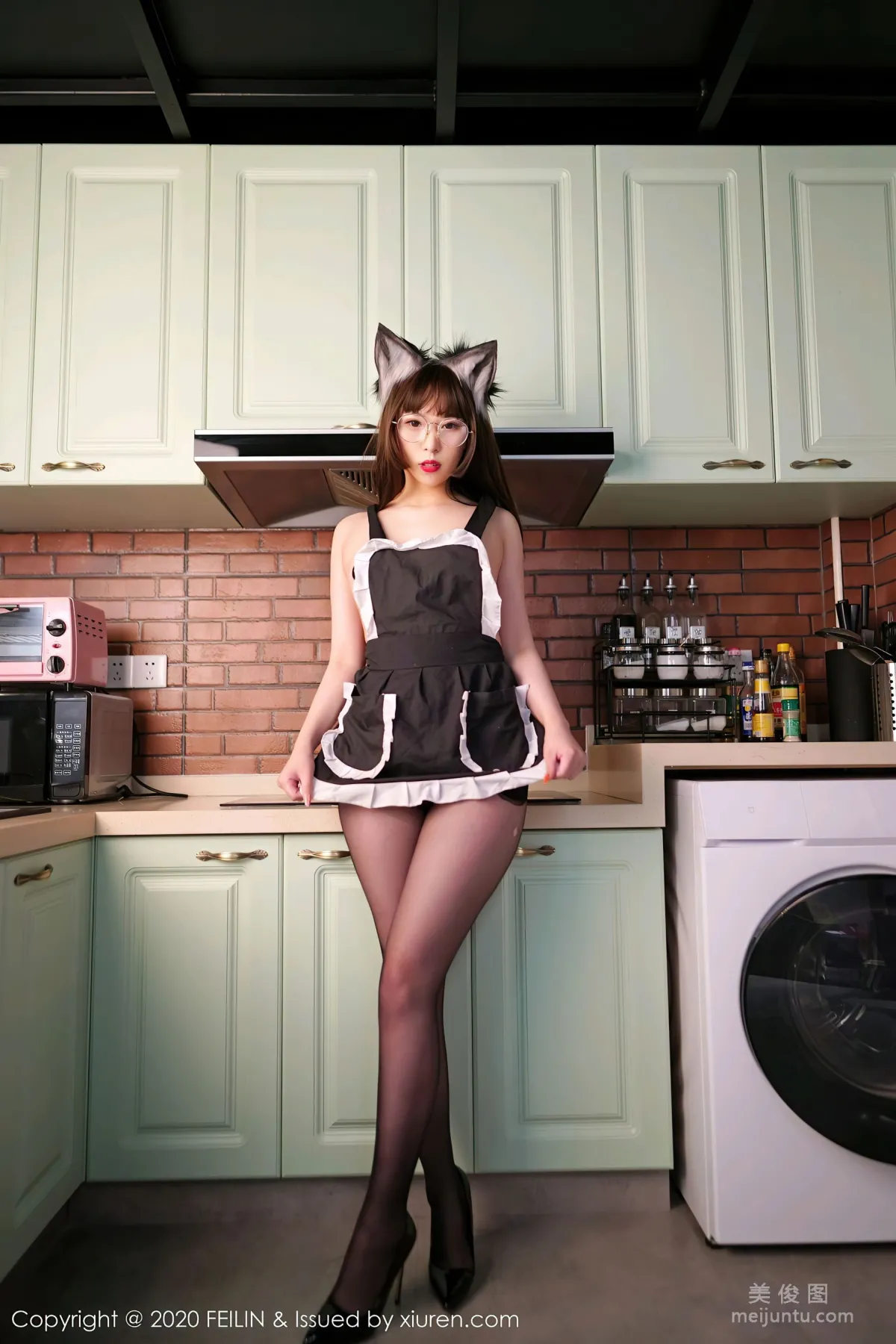 [嗲囡囡FEILIN] VOL.334 小波多 - 性感連體衣寫真 54