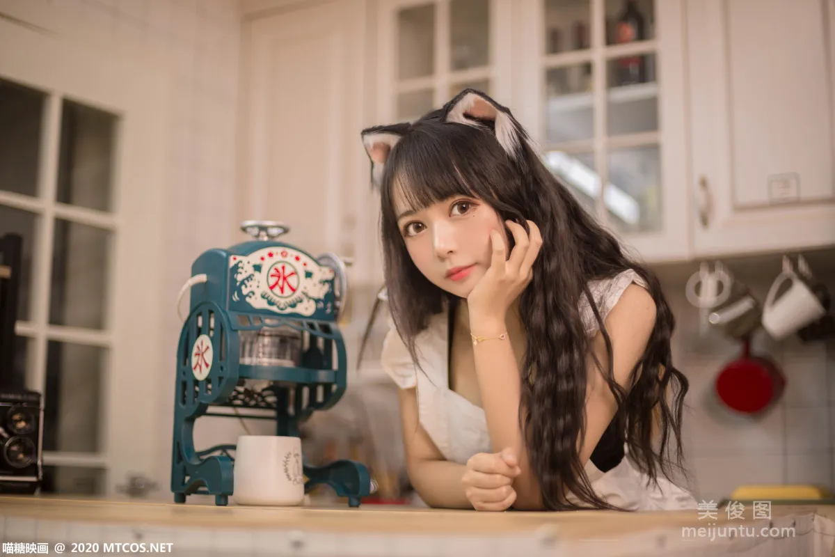 [喵糖映画] VOL.296 厨房猫娘 写真集20