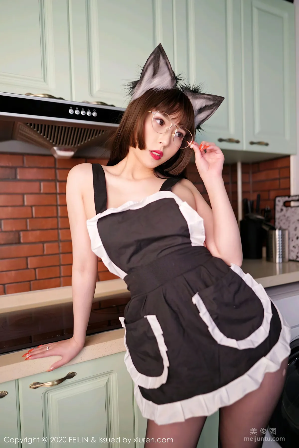 [嗲囡囡FEILIN] VOL.334 小波多 - 性感連體衣寫真 58