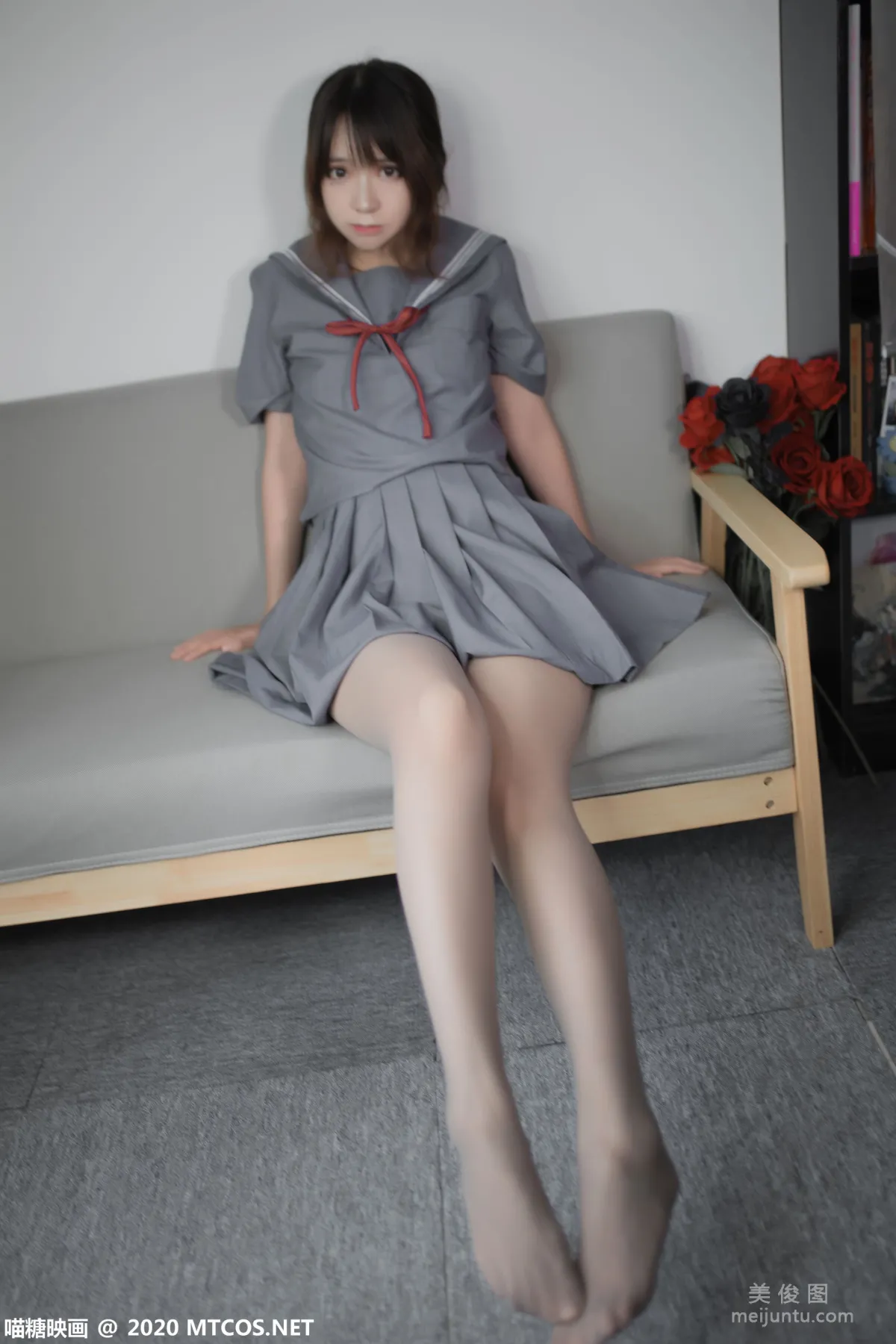 [喵糖映画] VOL.295 制服学妹 写真集14