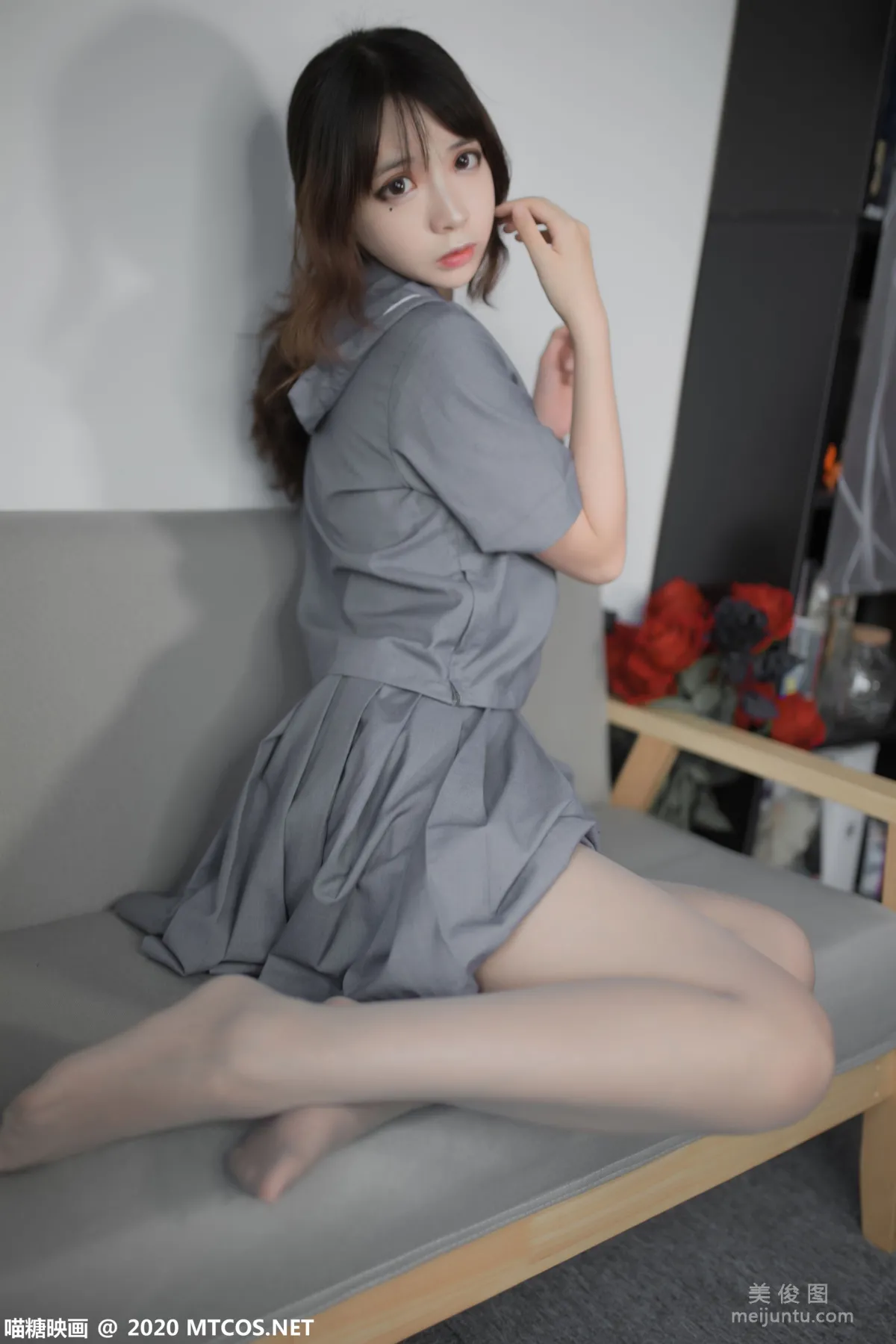 [喵糖映画] VOL.295 制服学妹 写真集7