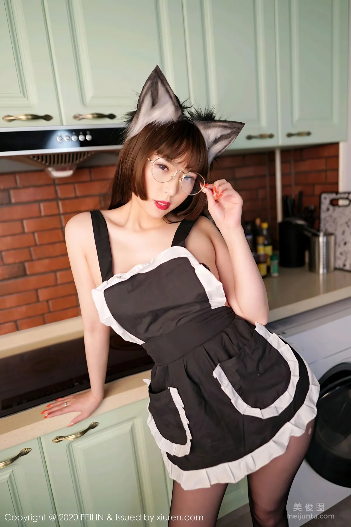 [嗲囡囡FEILIN] VOL.334 小波多 - 性感連體衣寫真 57