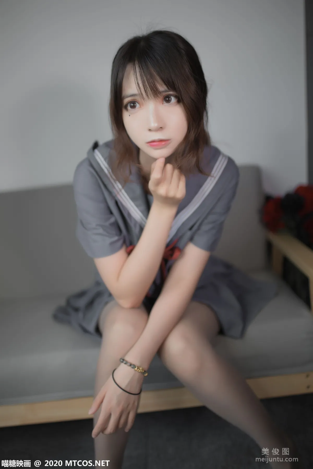[喵糖映画] VOL.295 制服学妹 写真集15