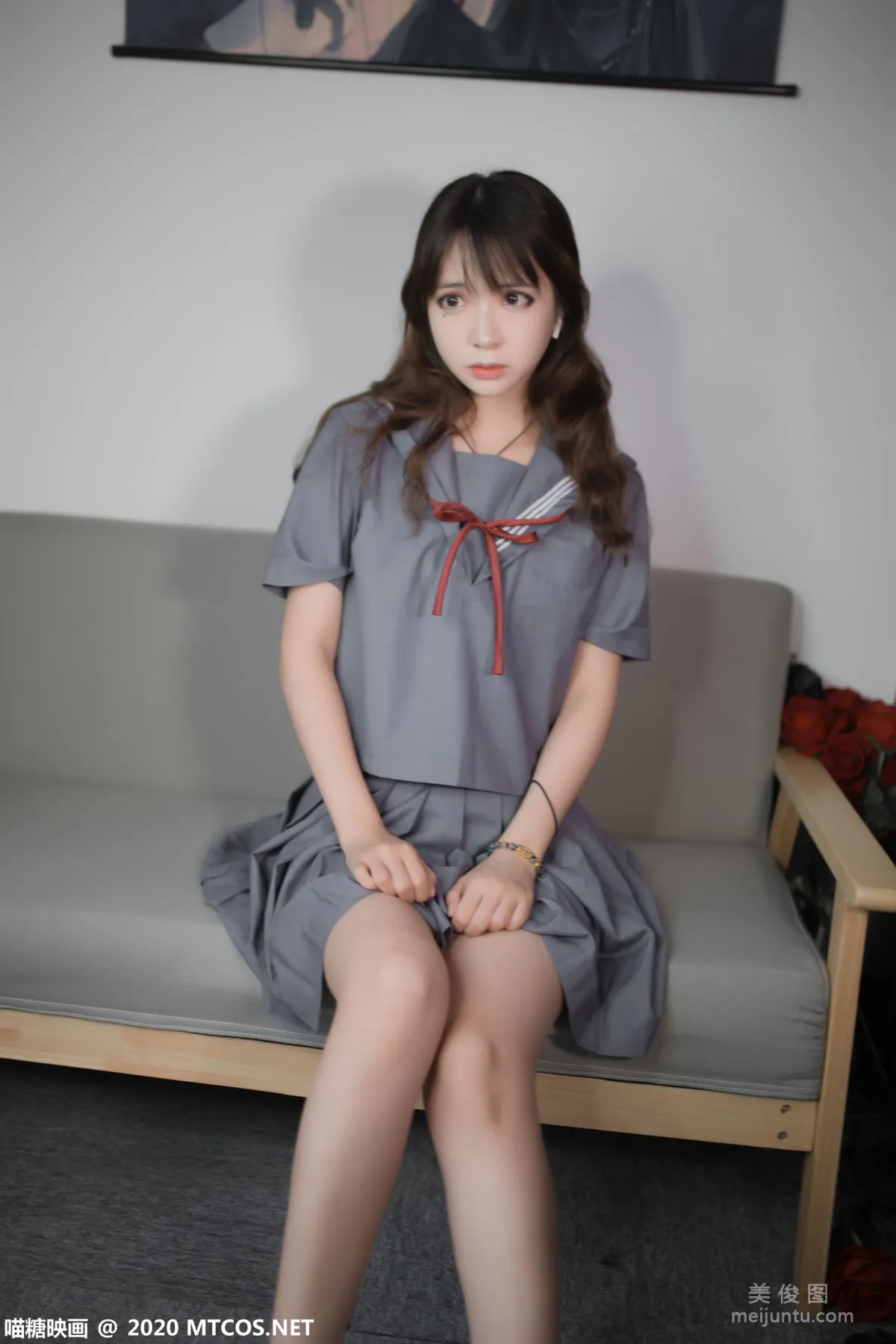 [喵糖映画] VOL.295 制服学妹 写真集29