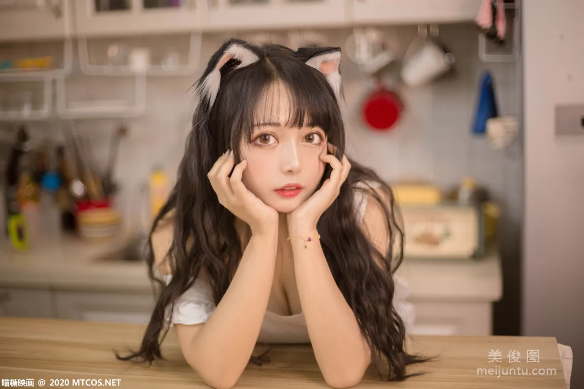 [喵糖映画] VOL.296 厨房猫娘 写真集2