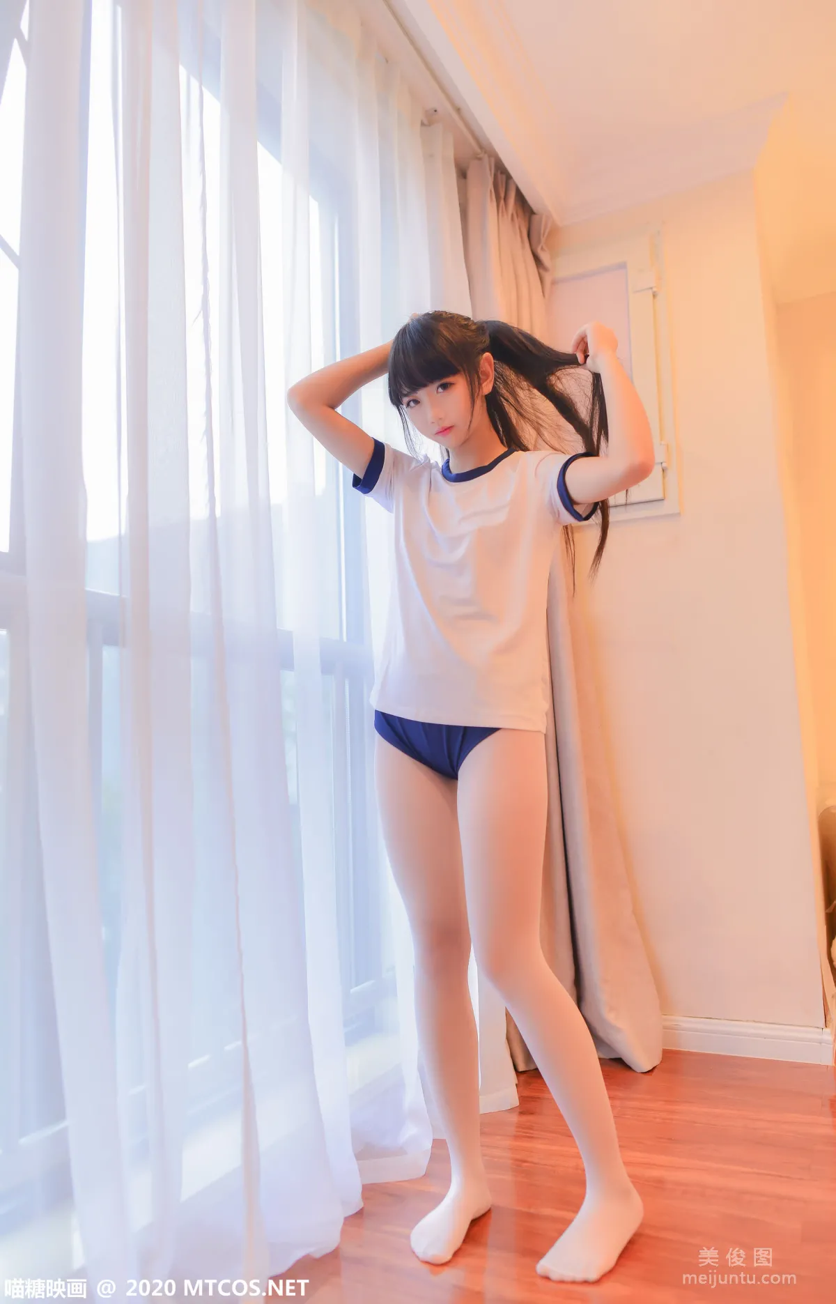 [喵糖映畫] VOL.286 白色體操服 寫真集 1