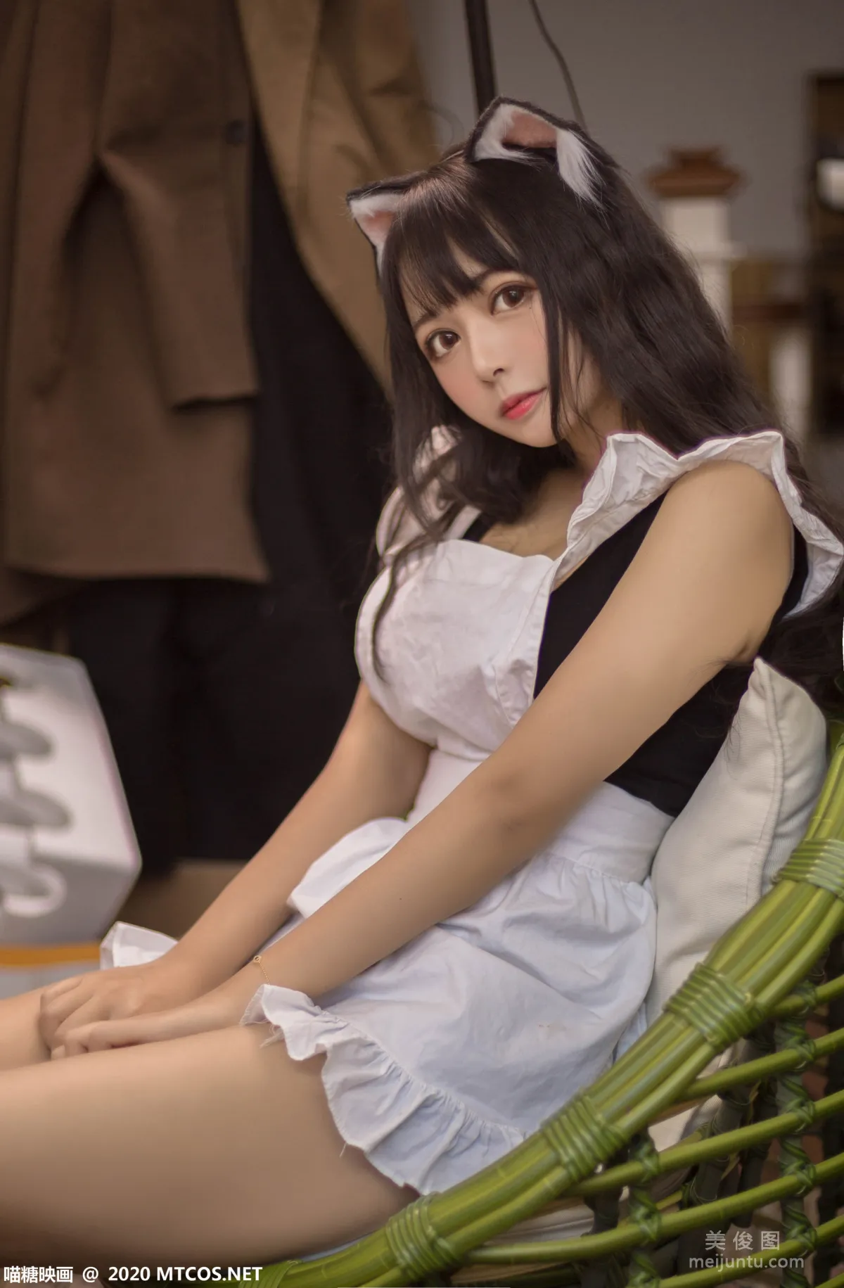 [喵糖映画] VOL.296 厨房猫娘 写真集11