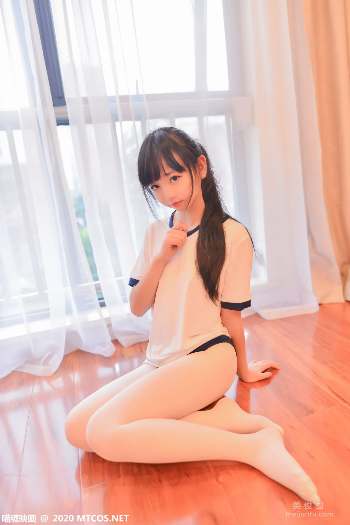 [喵糖映画] VOL.286 白色体操服 写真集4